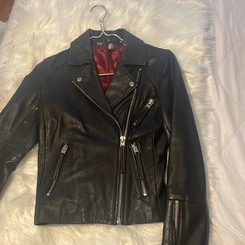 Real Leather Topshop Jacket